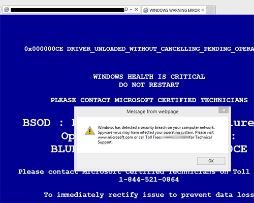 Fake Blue Screen